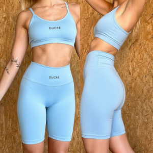 Conjunto Biker + Top Tira Lycra